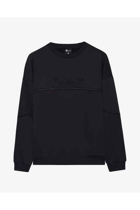 SKECHERS سویشرت مردانه یقه گرد مشکی M