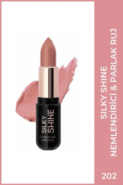 Golden Rose Silky Shine Hydrating Lipstick - رژ لب مرطوبکننده شماره 202