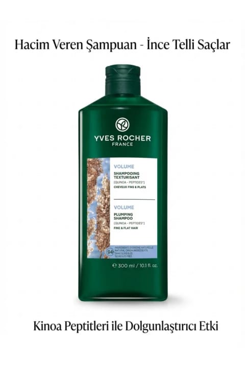 شامپو حجم‌دهنده ویتامین‌ای Yves Rocher برای موهای نازک