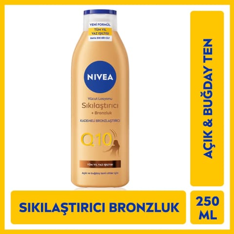 NIVEA Q10 لیفت و برنزه‌کننده بدن ۲۵۰ میلی‌لیتر
