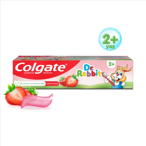 Colgate Dr. Rabbit خمیردندان کودکان توت‌فرنگی ۵۰ میلی‌لیتر