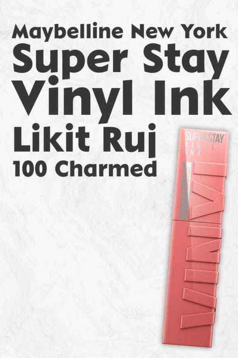Maybelline New York Super Stay Vinyl Ink رژ لب مایع 100 Charmed