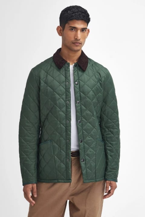 Barbour Heritage Liddesdale® کاپشن کاپیتونه فیت اسلیم GN71 رنگ Racing Green