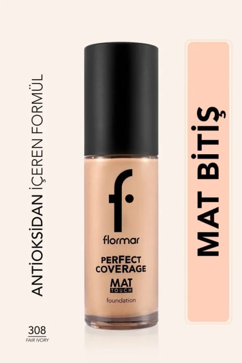 فونداسیون مات فلورمار حاوی ویتامین E - Mat Touch Foundation - 308