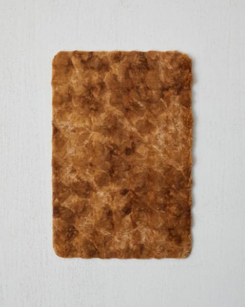 فرش پلوش Terra 60x90 سانتی‌متر قهوه‌ای