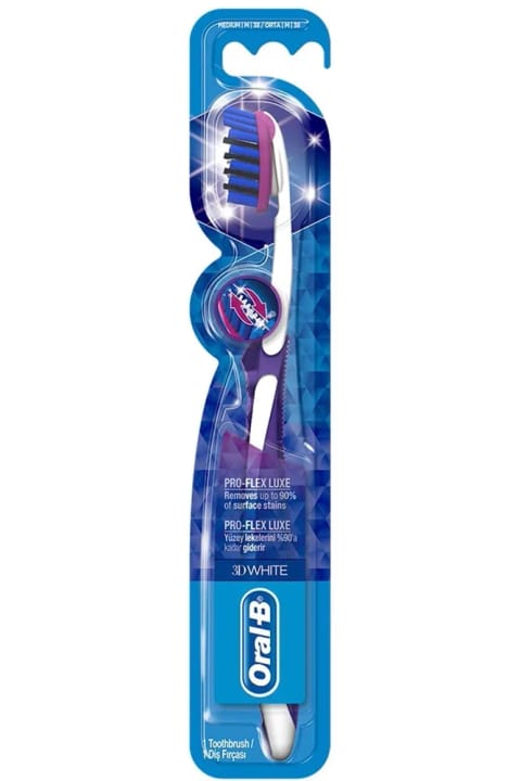 Oral-B 3D White Luxe Pro-Flex مسواک متوسط