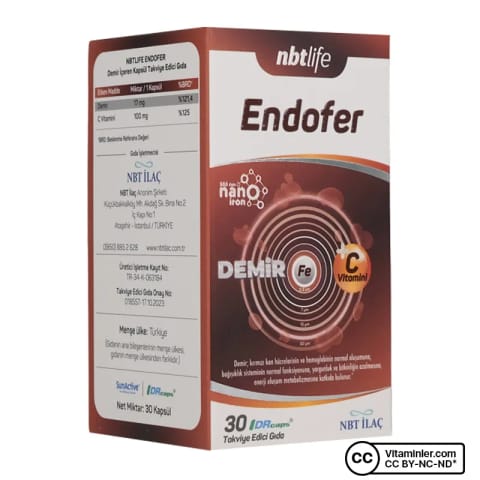 Nbt Life Endorfer Demir 30 کپسول