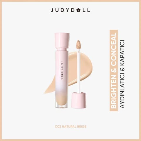 کانسیلر زیر چشم روشنکننده Judydoll C02 Natural Beige