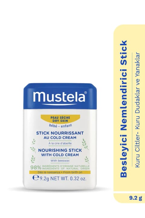 Mustela %98 طبیعی حاوی Cold Cream مرطوبکننده استیک برای پوست خشک نوزاد...
