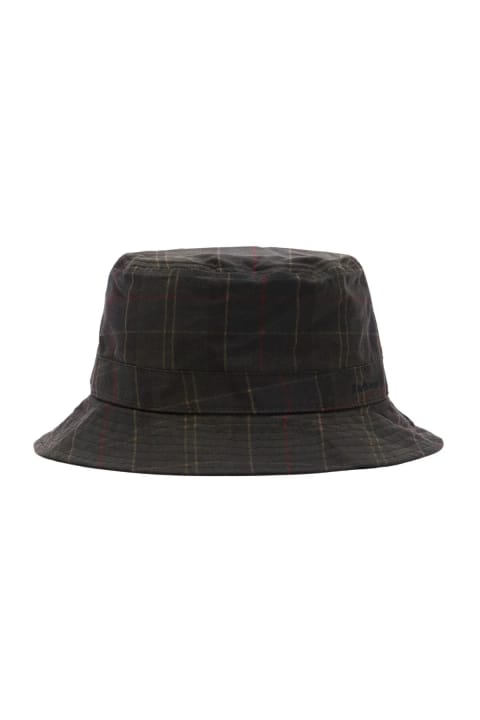 کلاه سطلی Barbour Haydon Tartan مدل OL91 Dark Classic Tartan