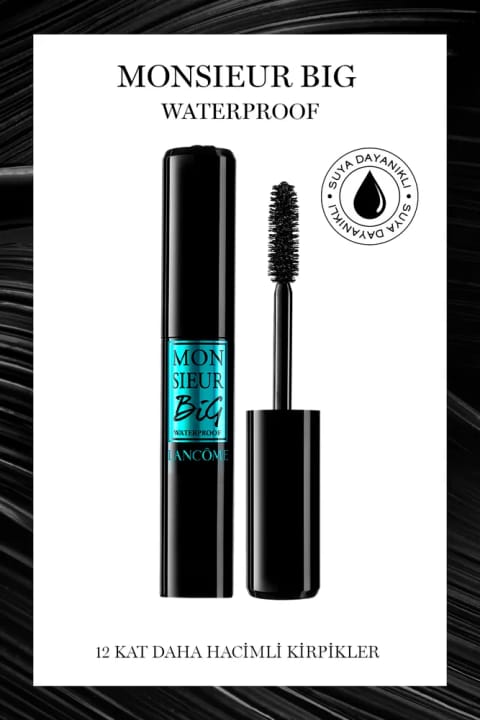 Lancome Monsieur Big ماسکارای مشکی حجم دهنده بالا 01 بلک
