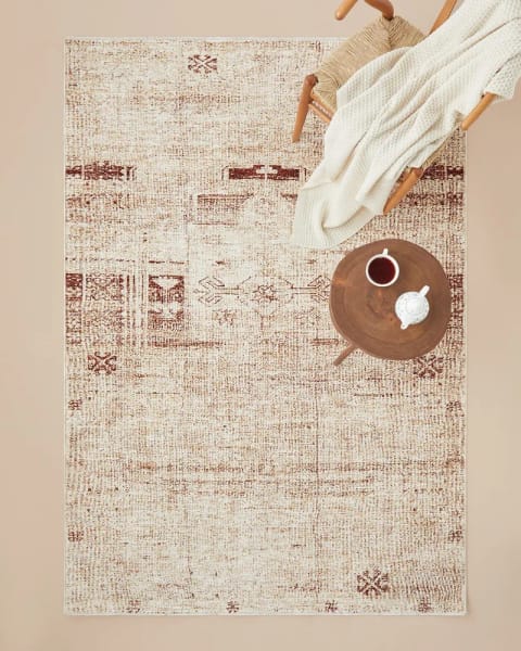 فرش Solan 120x180 سانتی‌متر زرشکی
