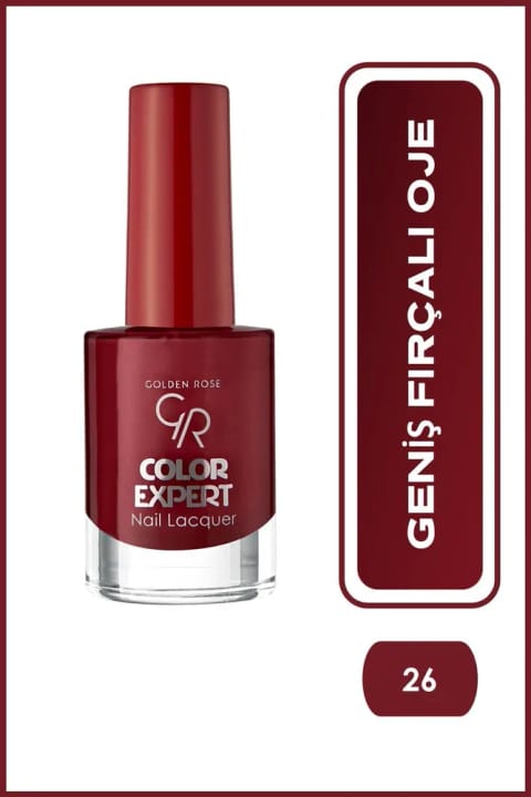Golden Rose Color Expert Nail Lacquer - 26 - برس پهن