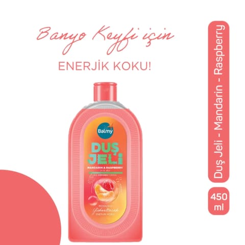 Balmy دوش ژل ماندارین و تمشک ۴۵۰ میلی‌لیتر