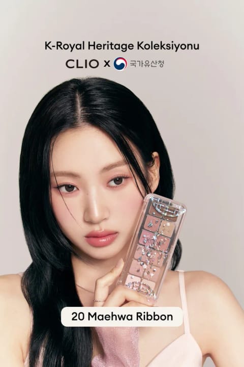 پالت سایه چشم CLIO Pro Eye Palette Air با بافت سبک و رنگهای پرتراکم (۲... — 20 Maehwa Ribbon