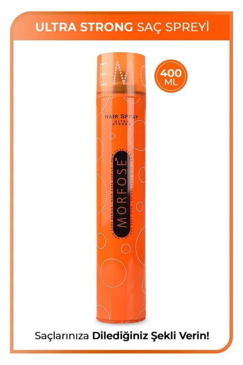 اسپری مو Morfose Ultra Strong 400 میلی‌لیتر