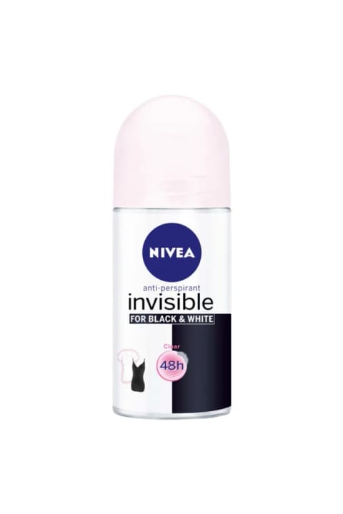 NIVEA دئودورانت رول‌آن ۵۰ میلی‌لیتری نامرئی کلیر زنانه