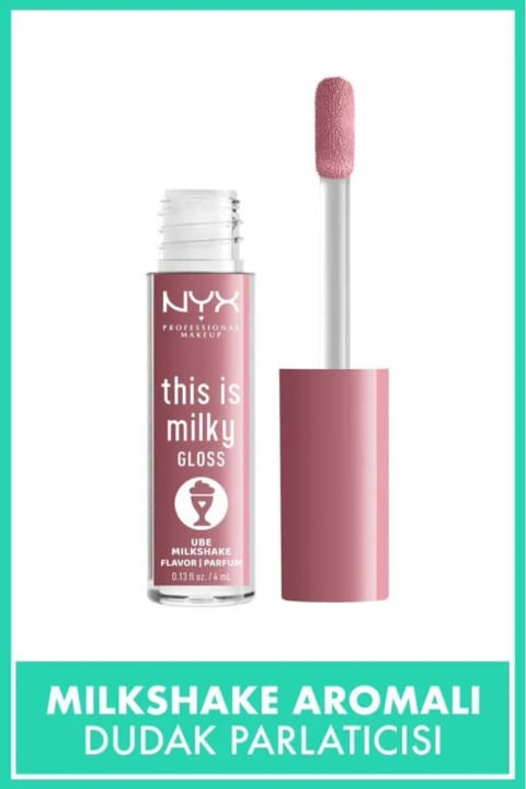 NYX Professional Makeup This is Milky Gloss رژ لب براق - Ube Milkshake