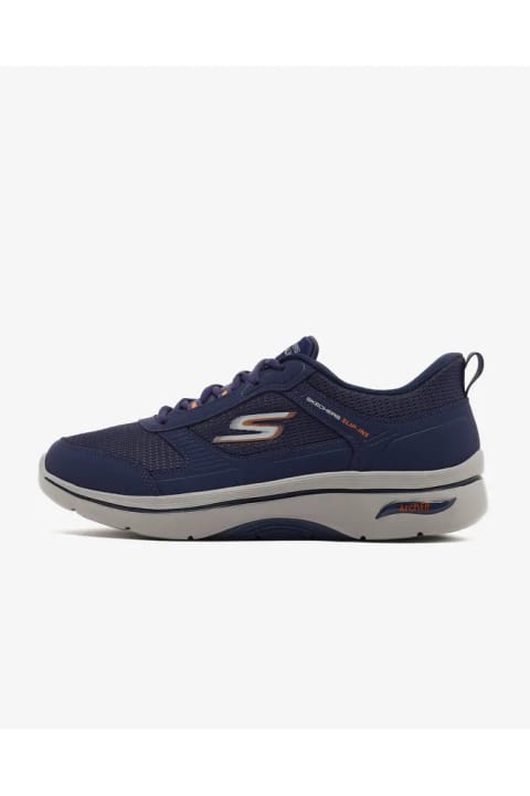 کفش پیادهروی مردانه SKECHERS GO WALK ARCH FIT 2.0 SEARED سرمهای 216650