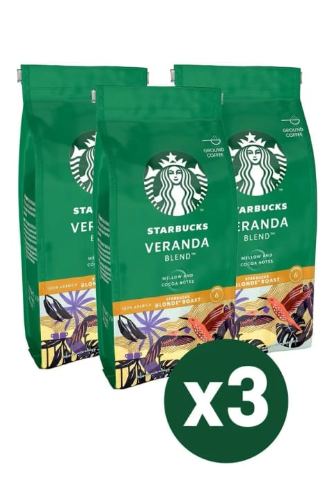 Starbucks Veranda Blend قهوه آسیاب شده 3x200g