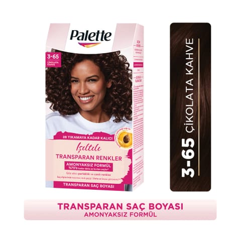 Palette رنگ مو شمارهٔ ۳-۶۵ قهوه‌ای شکلاتی