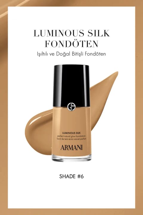 Giorgio Armani Luminous Silk کرم پودر درخشان با پایانی طبیعی 6 3614274277609