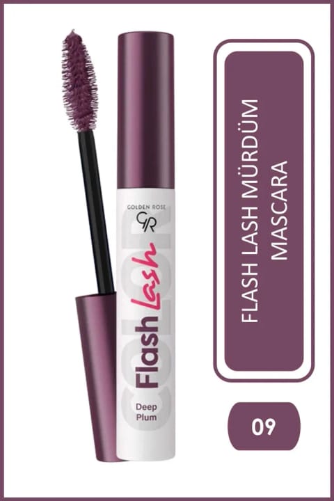 Golden Rose Flash Lash ریمل رنگی - 09 Deep Plum