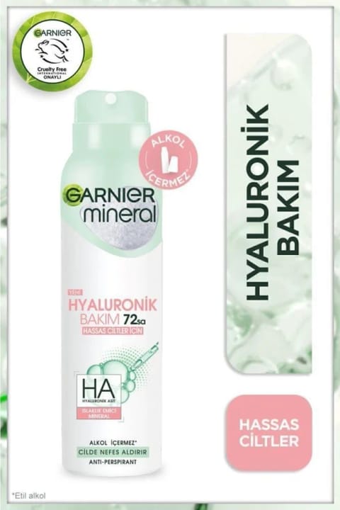 Garnier Mineral Hyaluronik Bakım اسپری دئودورانت