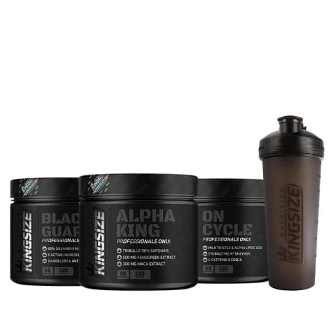 Kingsize Nutrition Alpha King + On Cycle + Black Guardian ترکیب