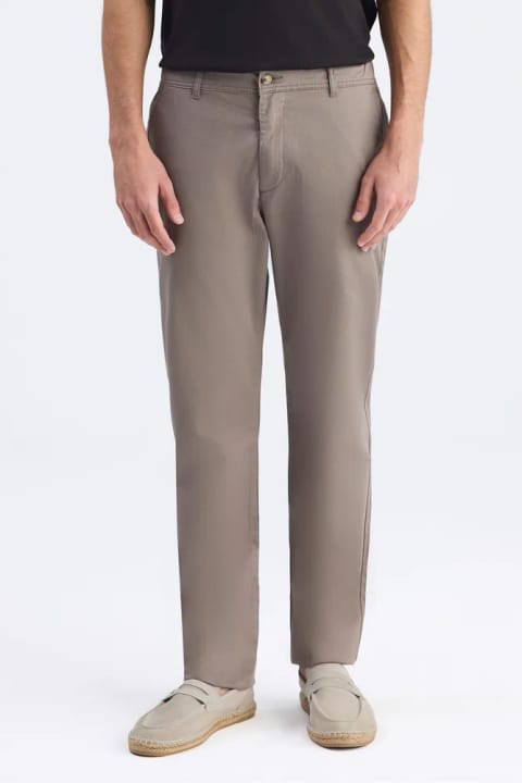 D'S Damat شلوار چینو گاباردین ویزون فاق ریلکس (بدون چین)