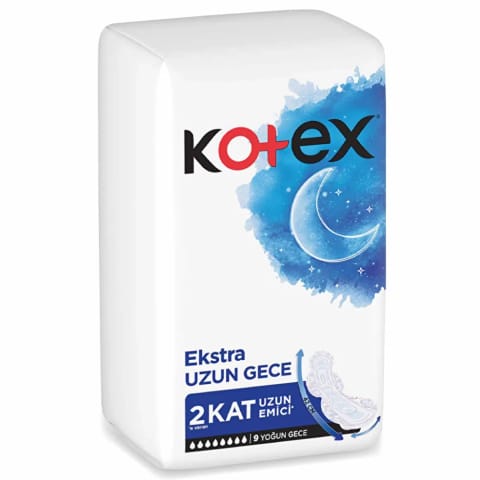 Kotex Ultra اکسترا بلند شبانه ۹ عددی
