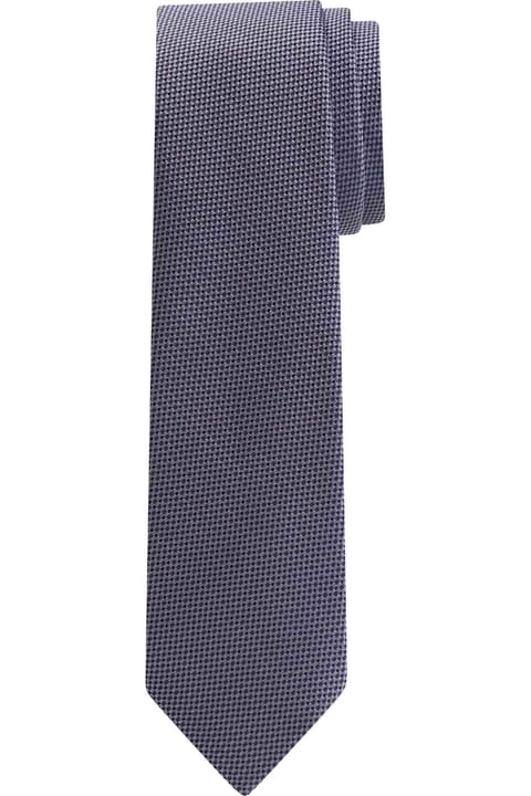 کراوات مردانه Calvin Klein بنفش با لوگو و ظاهر شیک