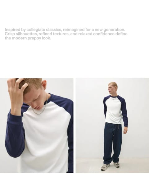 Raglan تیشرت آستین بلند