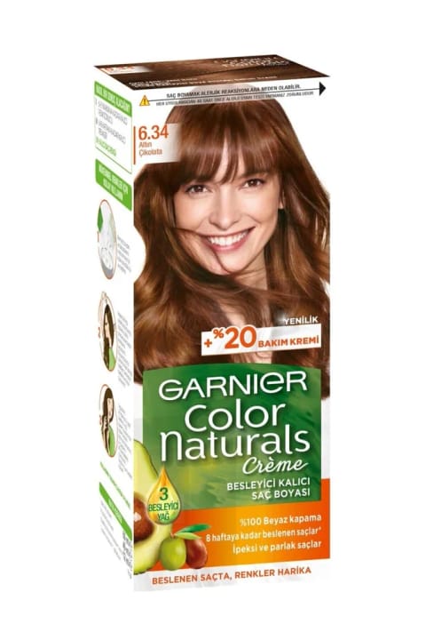 گارنیه Color Naturals رنگ موی کرمی 6.34