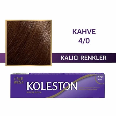 رنگ موی تیوپی Koleston 4/0 قهوه‌ای