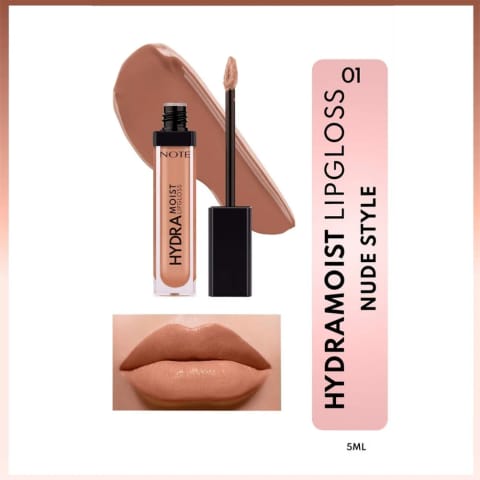 Note Hydramoist Lipgloss 01 Nude Style