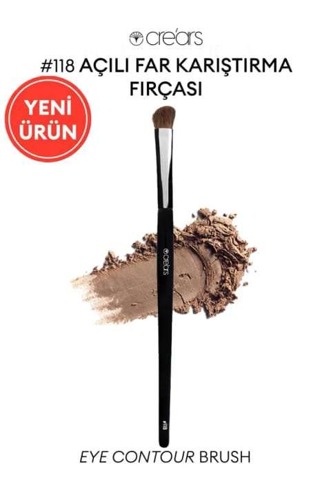 براش زاویه‌دار سایه چشم Cre'Ars مدل Eye Contour Brush #118