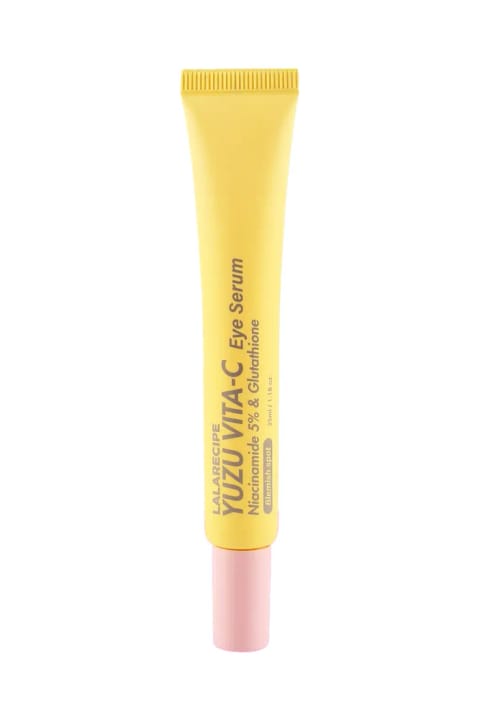 lalarecipe Serum دور چشم گلوتاتیون و 5% Niacinamide برای کاهش ظاهر تیرگی زیر چشم