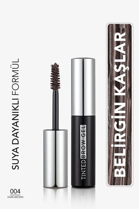 Flormar ژل ابرو ضد آب (قهوهای تیره) - Tinted Brow Gel - 004