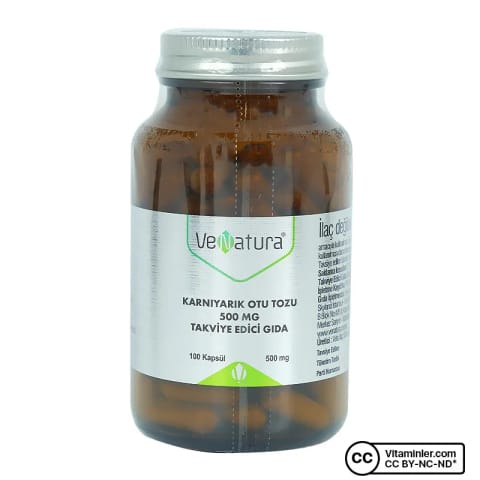 Venatura پودر اسفرزه ۵۰۰ میلی‌گرم ۱۰۰ کپسول
