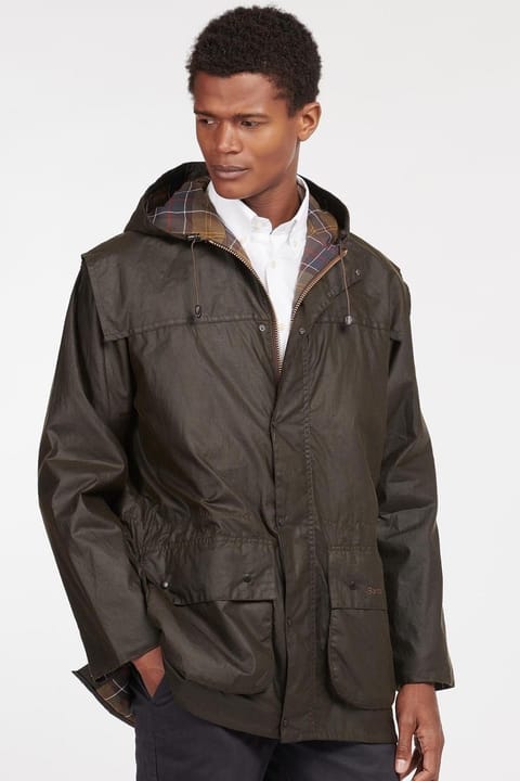 کاپشن روغنی Barbour Classic Durham OL71 Olive