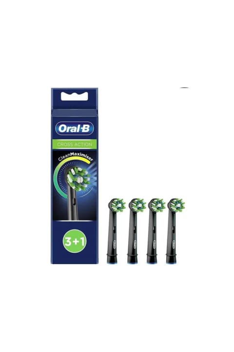 Oral-B EB50 3+1 Cross Action هد یدکی مسواک (مشکی)