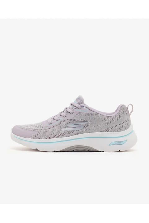 SKECHERS GO WALK ARCH FIT 2.0 زنانه لاوندر/آبی روشن کفش پیادهروی 1253...