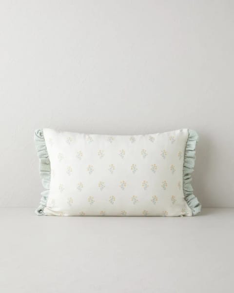 کوسن پر شده Daisy Green ۳۵×۵۰ سانتی‌متر سبز