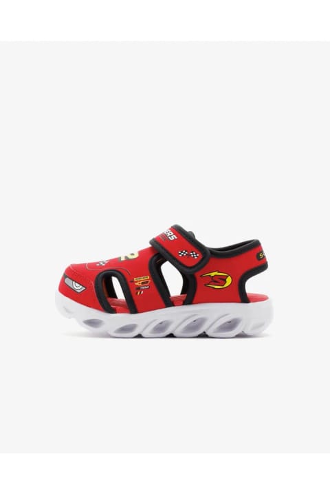 SKECHERS HYPNO - SPLASH - HYDRO - FUN کفش پسر بچه قرمز/مشکی چراغ‌دار ...