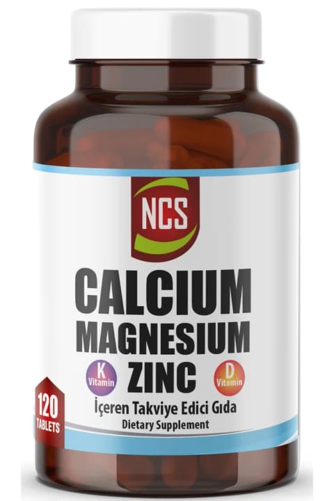 NCS® کلسیم منیزیم روی D&K (کلسیم منیزیم روی) 120 قرص