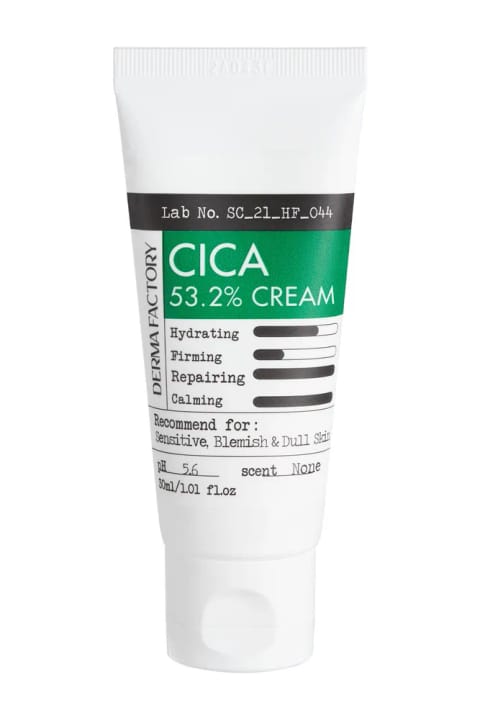 DERMA FACTORY کرم مراقبت از پوست حساس و آتوپیک حاوی 53.2% سیکا Cica Cream