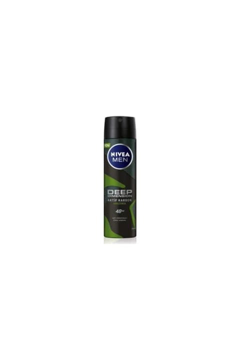 NIVEA Men Deep Dimension Amazonia دئودورانت اسپری مردانه با کربن فعال 150ml