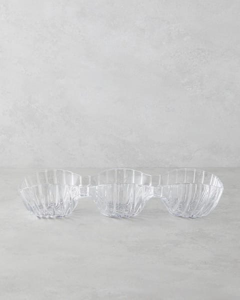 ظرف پذیرایی شیشه‌ای Luly 38x13x7 سانتی‌متر شفاف