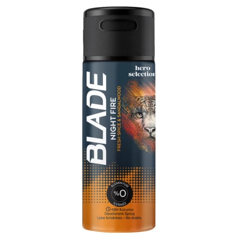 بلید استار Night Fire دئودورانت اسپری مردانه ۱۵۰ میلی‌لیتری